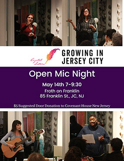 Growing in JC and Crystal Letters Open Mic Night