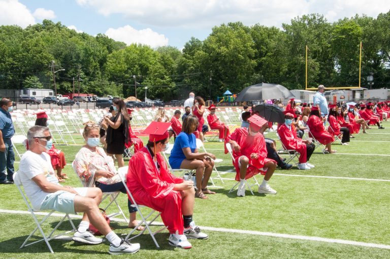 North Bergen celebrated 8th grade grads with in-person ceremonies