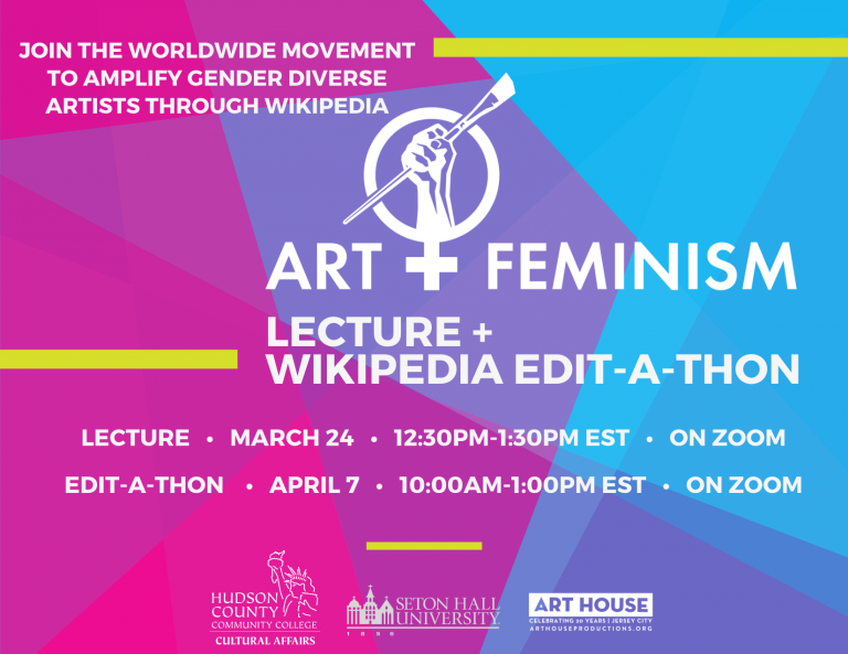 Art + Feminism Lecture and Wikipedia Edit-A-Thon