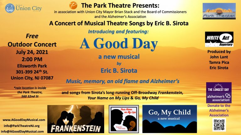 ‘A Good Day’ – Songs from musicals in a free outdoor concert in Ellsworth Park