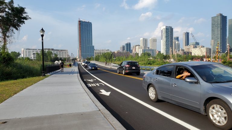 Road extension provides new path to Liberty State Park