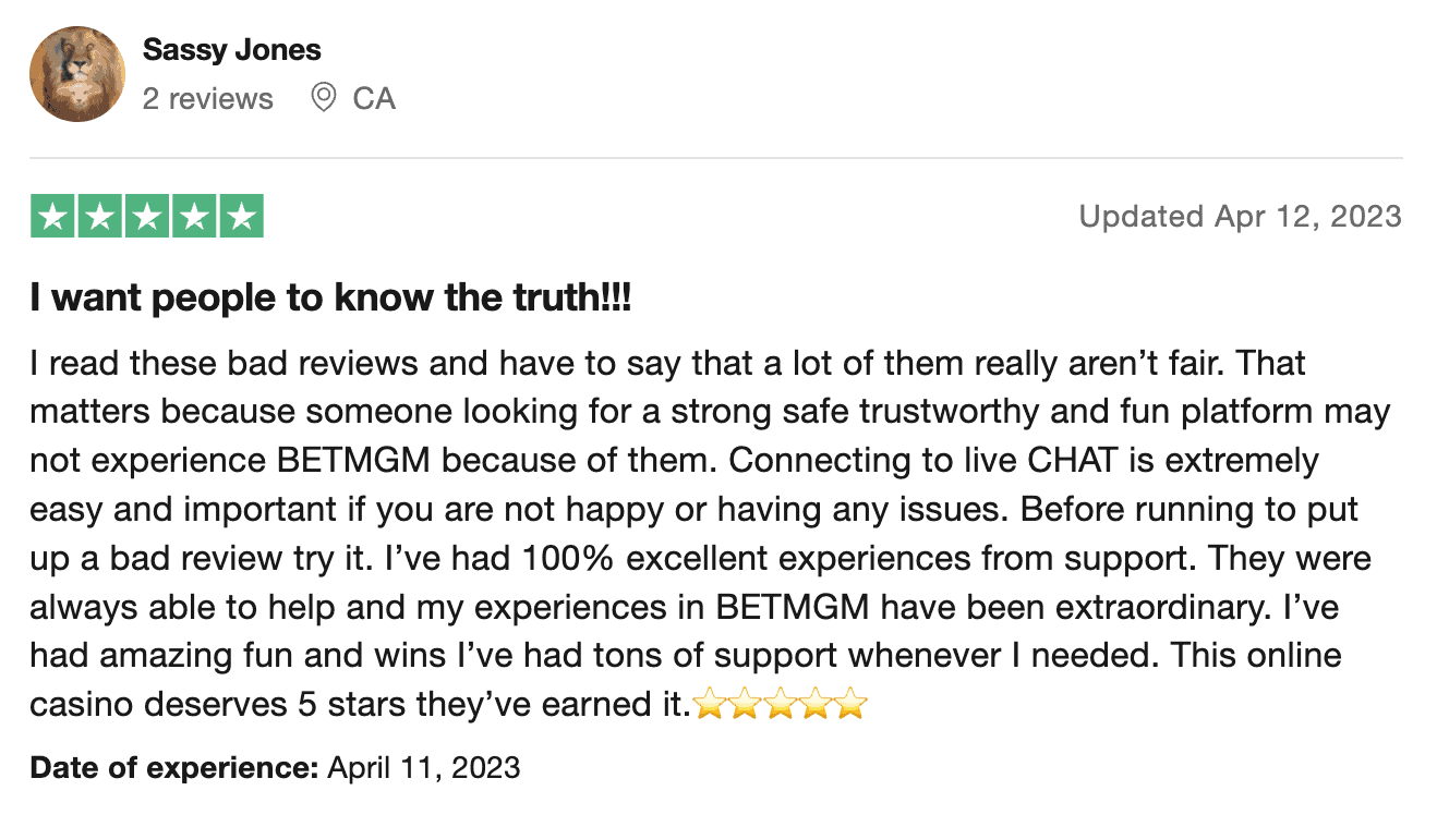 BetMGM Reviews