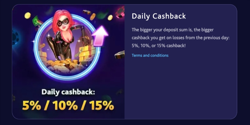 7bit casino- daily cashback
