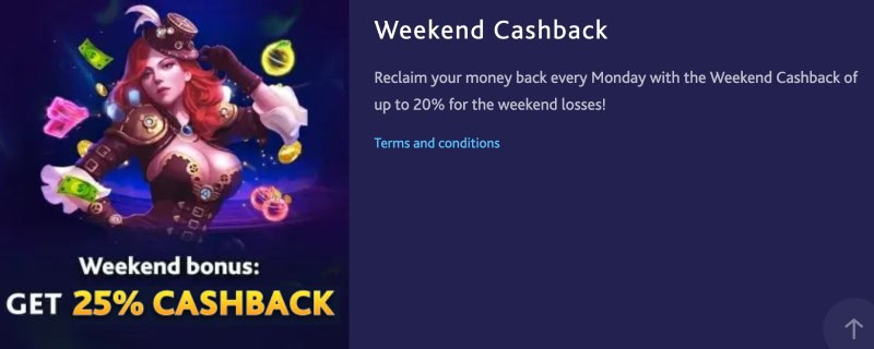 7bit casino- weekend cashback