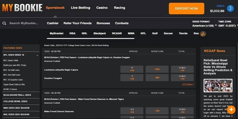 MyBookie vs Bovada — Sportsbook Comparison in [year]