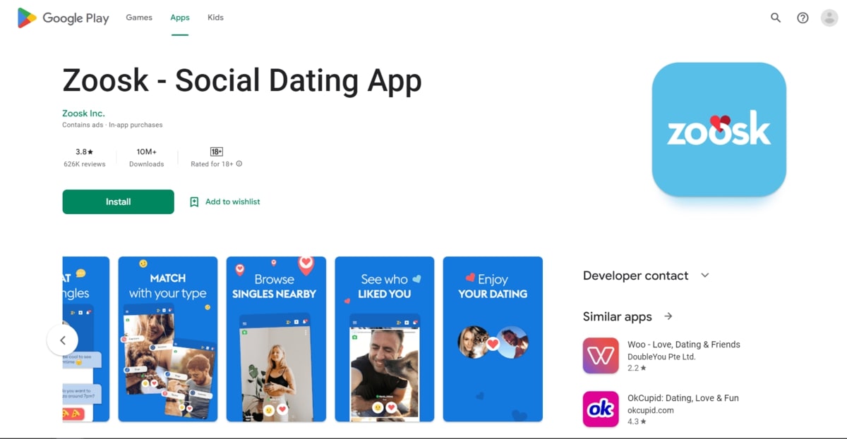 zoosk social dating