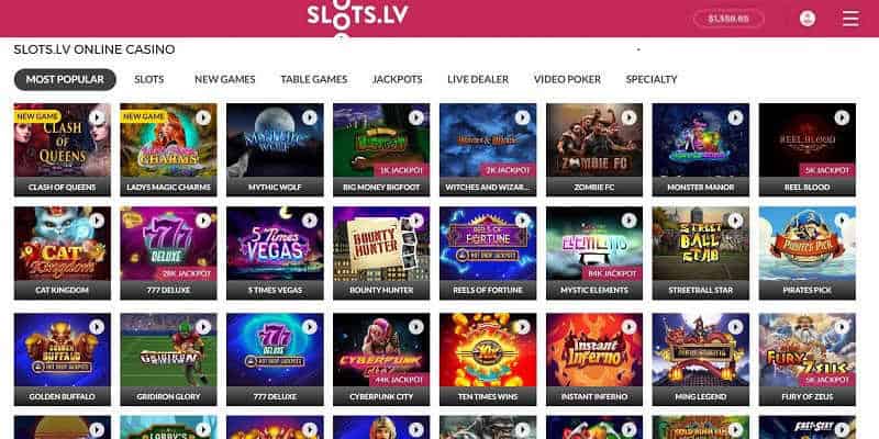 SlotsLV Casino Promo Code - SlotsLV Casino Bonus & Review