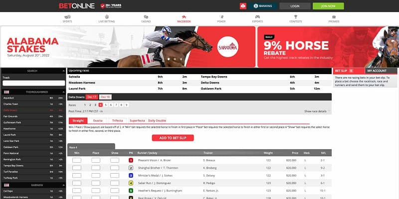 horse betting sites