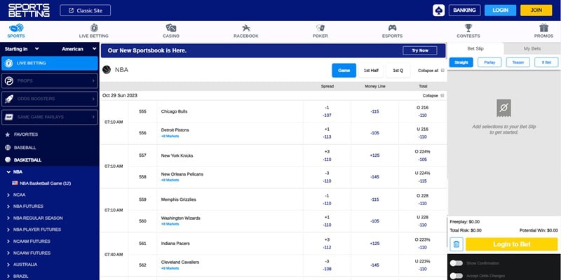 nba betting websites