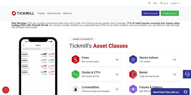 Tickmill Trading