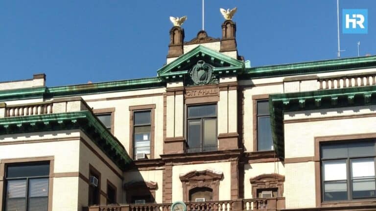Hoboken City Hall Entrance Closure for 7-Month Restoration