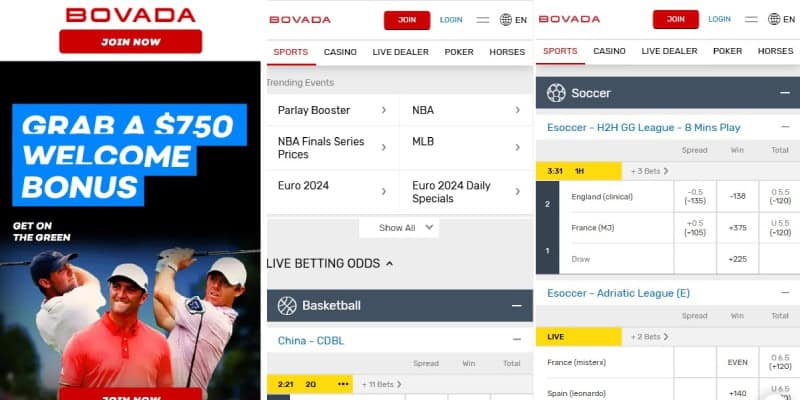 Bovada Sports Mobile