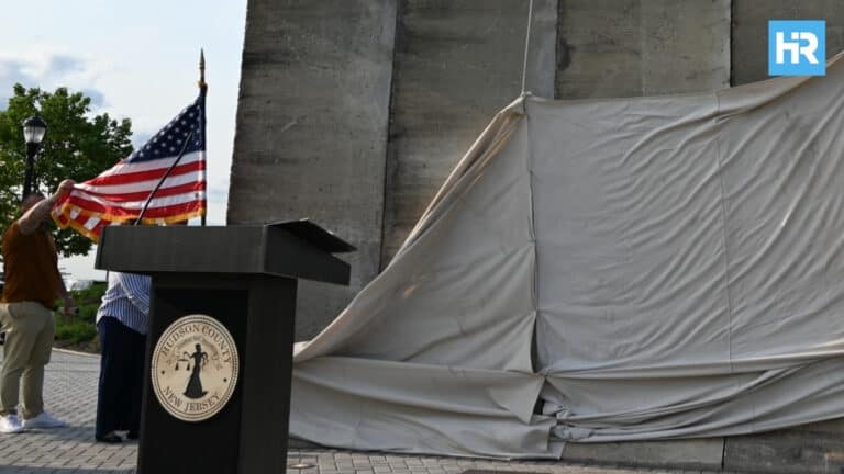 26,156-Pound Berlin Wall Segment Installed in Secaucus After 15-Year Delay