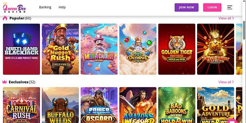 Queen Bee Casino US