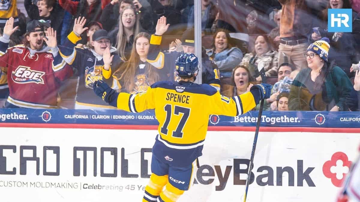 Rangers Open Draft Selections by Taking Erie’s Malcolm Spence in Second Round