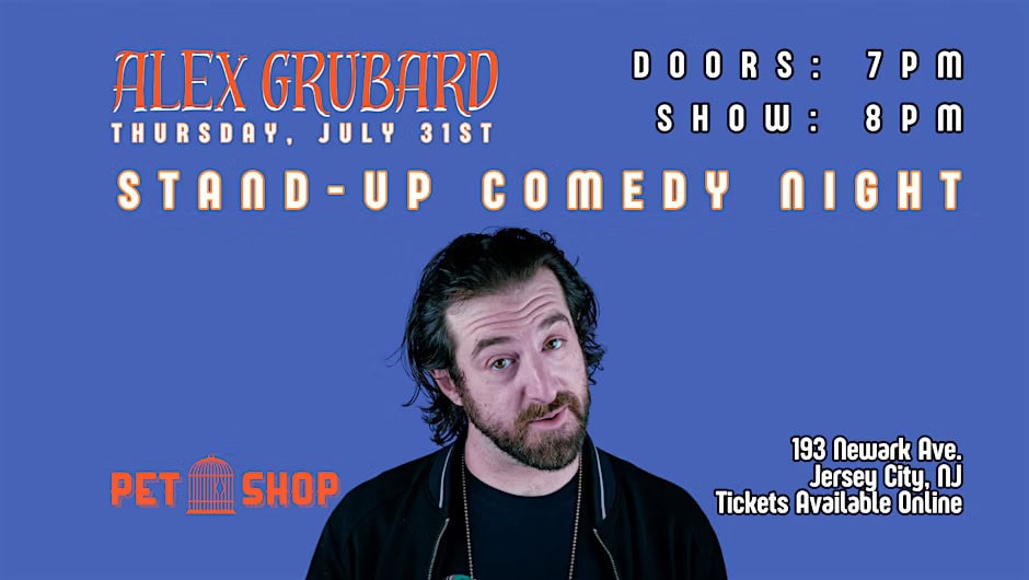 Laugh Out Loud: Stand-Up Comedy Night at Pet Shop – Thursday, July 31