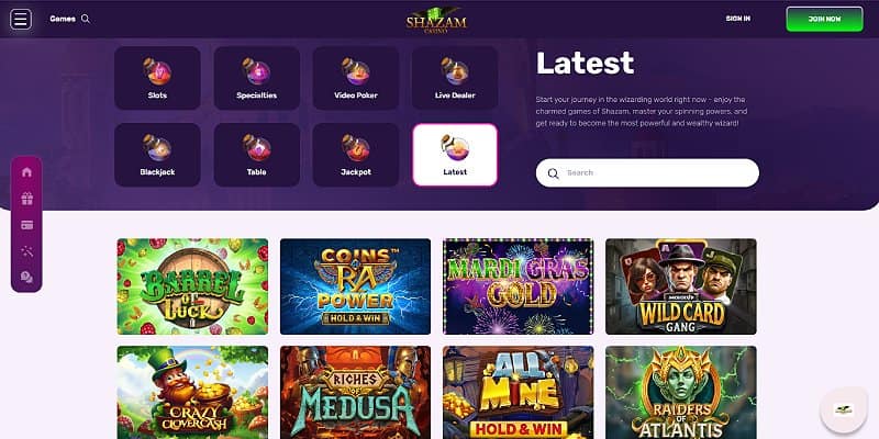 Shazam Casino USA