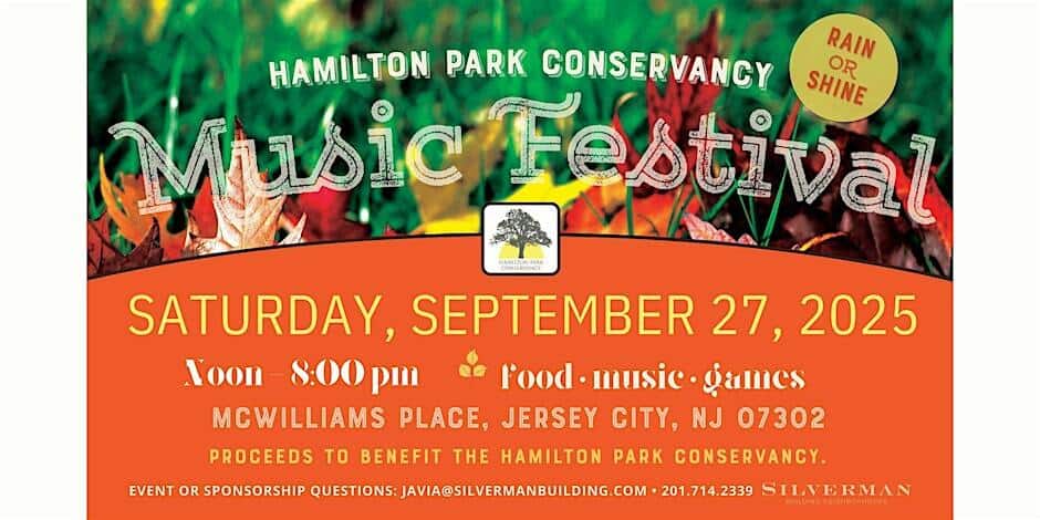 15th Annual Hamilton Park Conservancy Music Festival