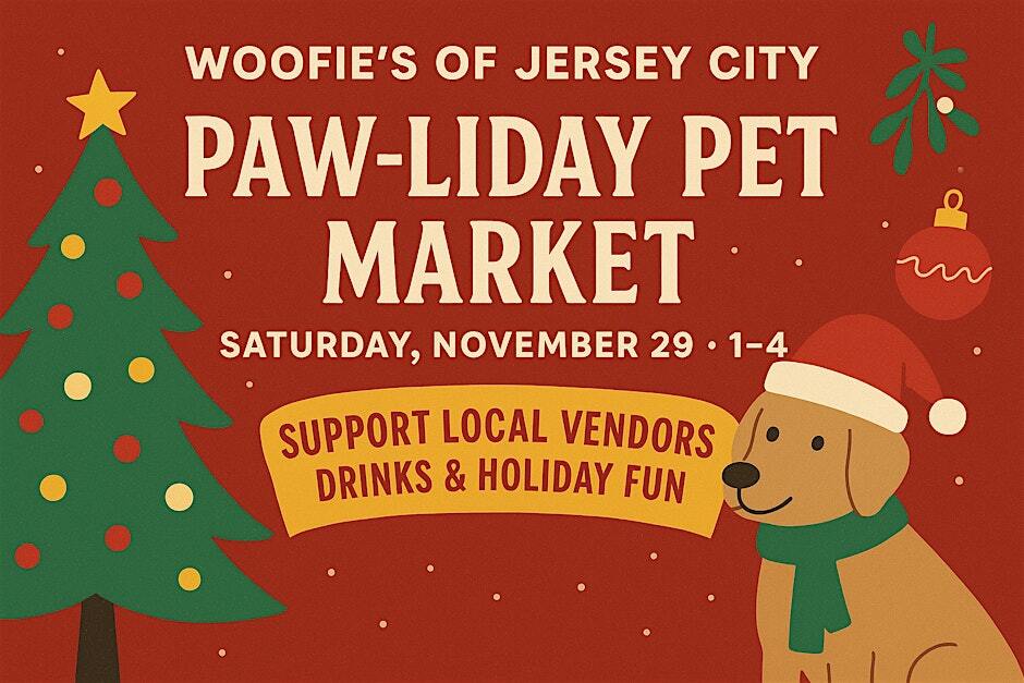 Woofie’s of Jersey City Paw-liday Pet Market at 902 Brewery