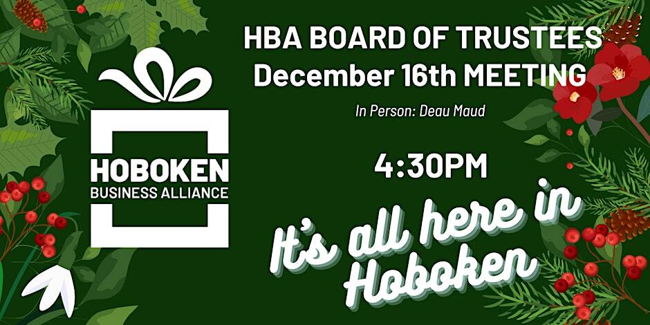 December 16th HBA Board of Trustees Winter Meeting