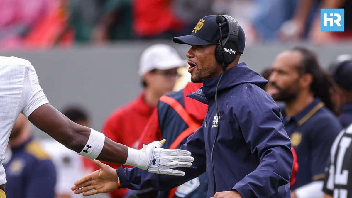 Giants Reportedly Target Notre Dame’s Marcus Freeman in Head Coach Search