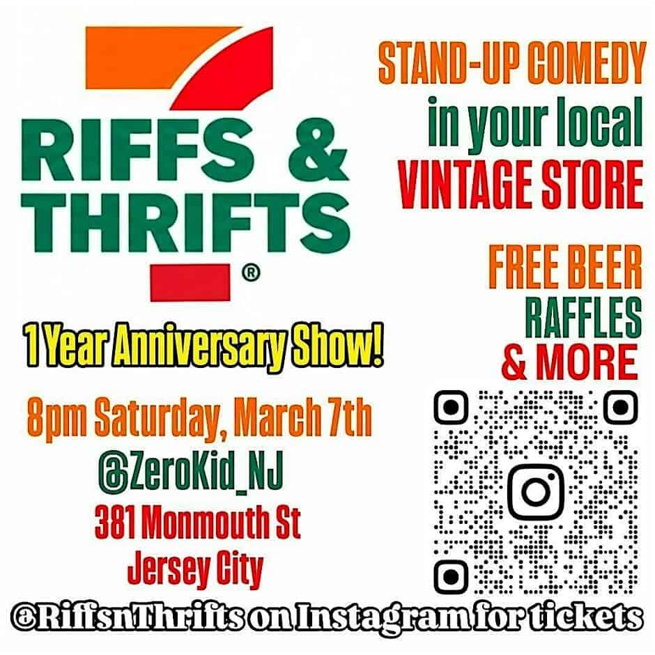 RIFFS & THRIFTS 1 YEAR ANNIVERSARY 3/7