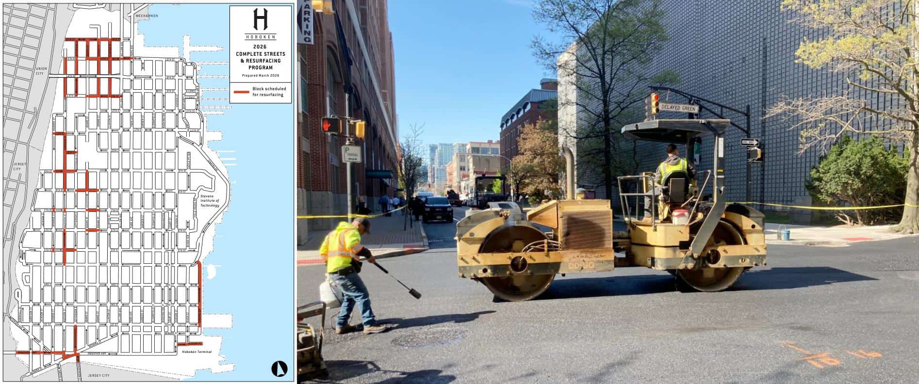 Hoboken Plans Spring Paving Across More Than 2 Miles Of Roadways