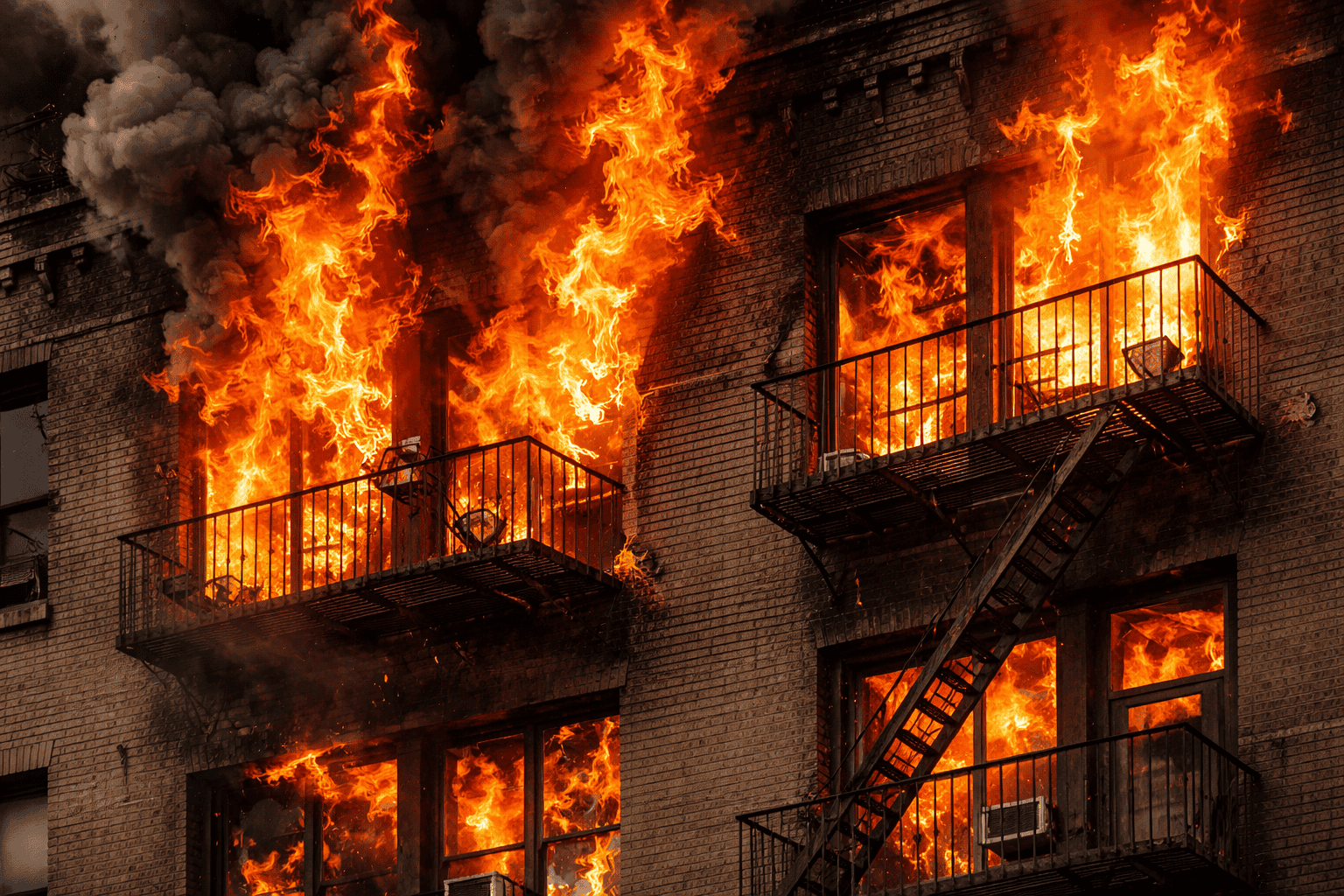 One Dead, 22 Homeless After Raging Fire Rips Through Union City Block